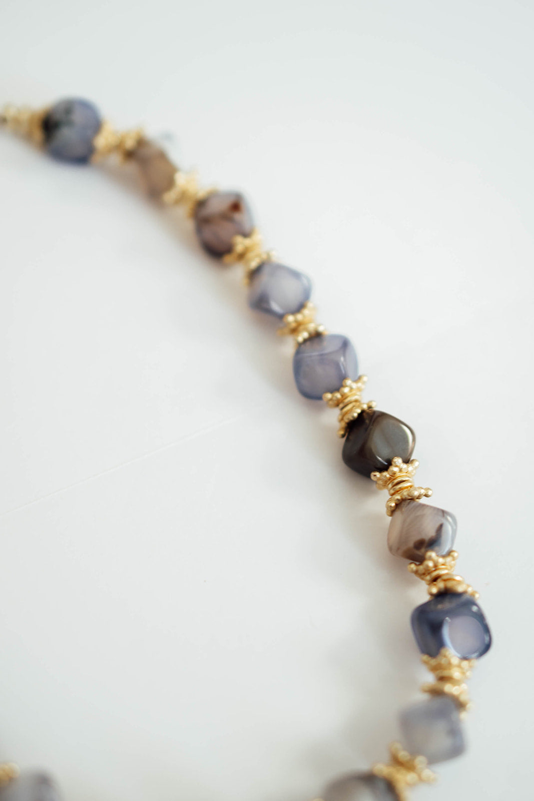 Blue Crown Necklace