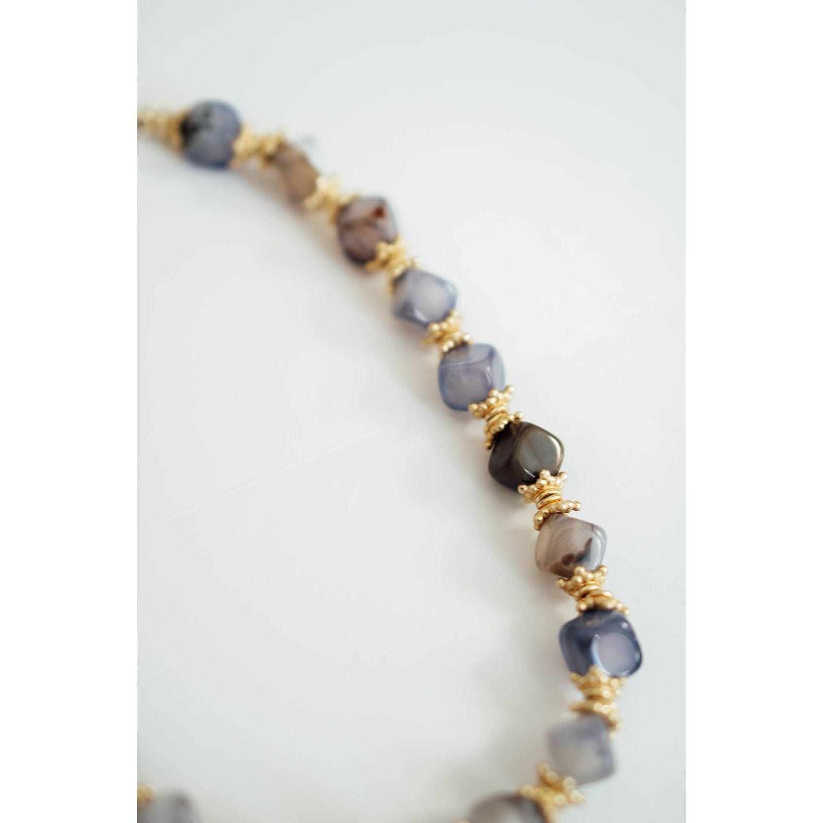 Blue Crown Necklace