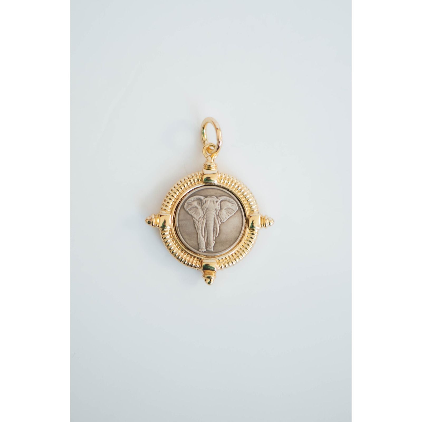 Elephant Coin Pendant