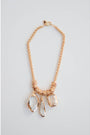 Triple Crown Crystal Chain Necklace