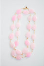 Pink Paradise Long Beaded Necklace