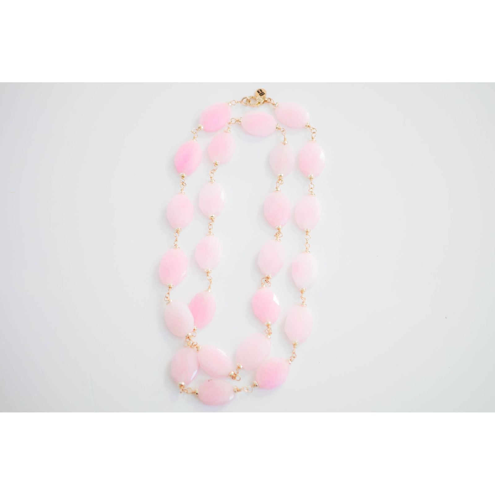 Pink Paradise Long Beaded Necklace