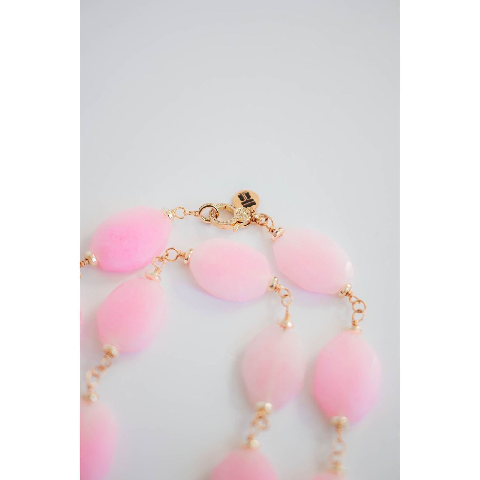 Pink Paradise Long Beaded Necklace