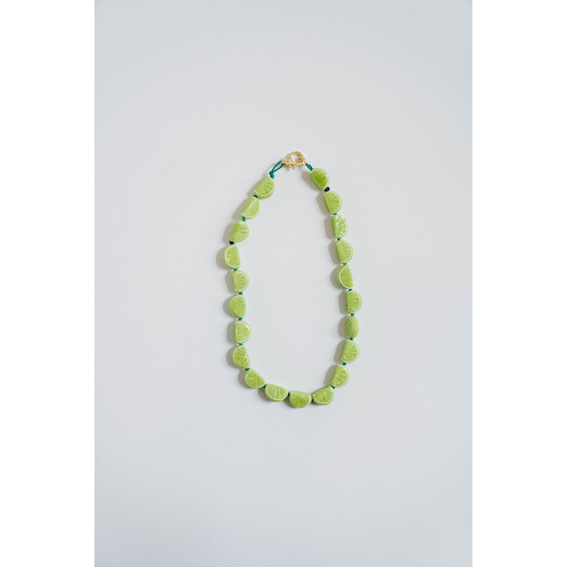 Slice of Lime Necklace