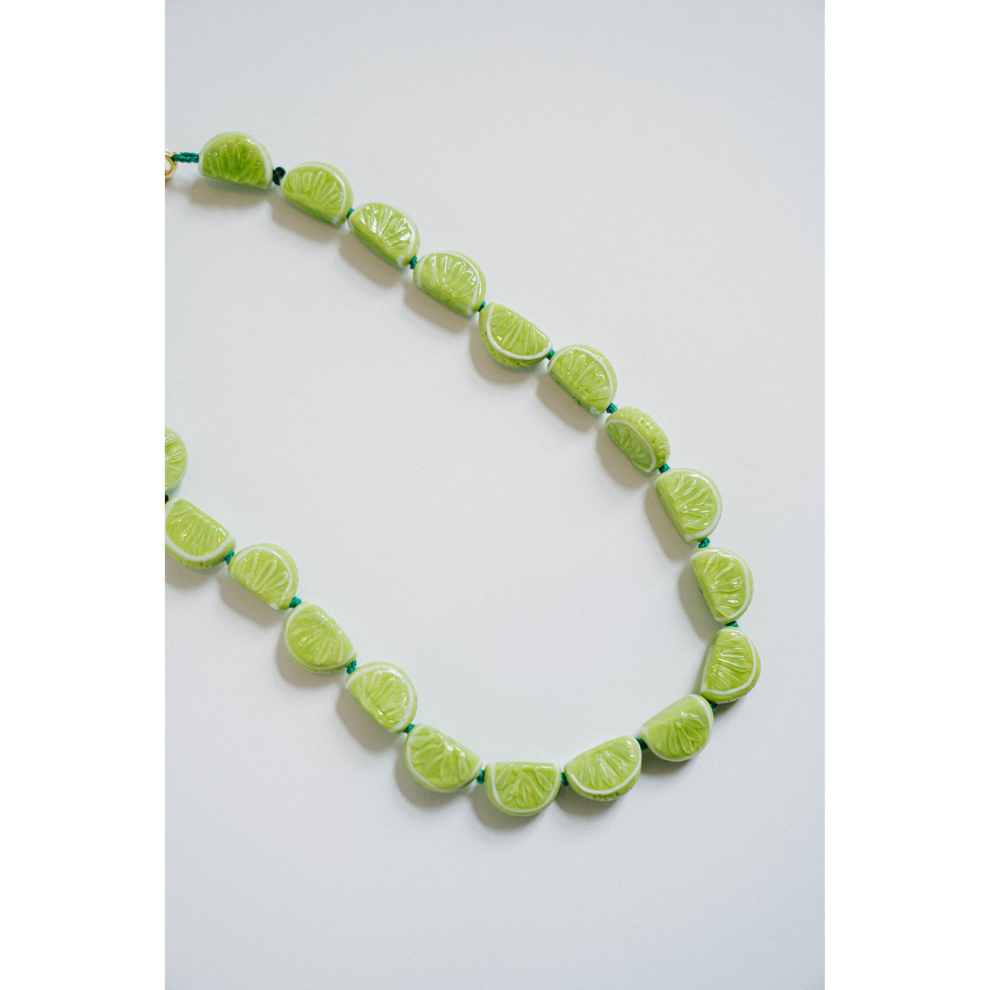 Slice of Lime Necklace