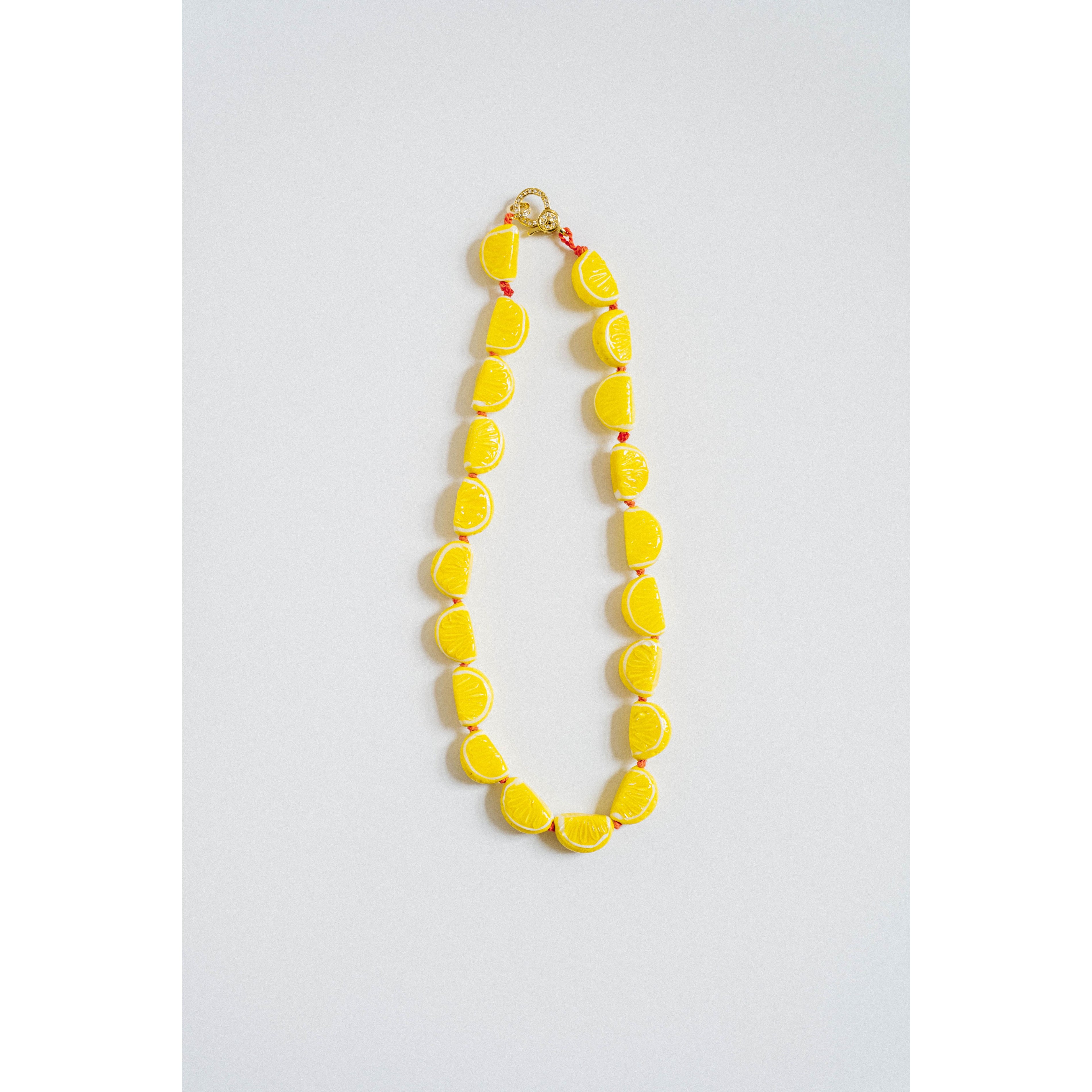 Slice of Lemon Necklace