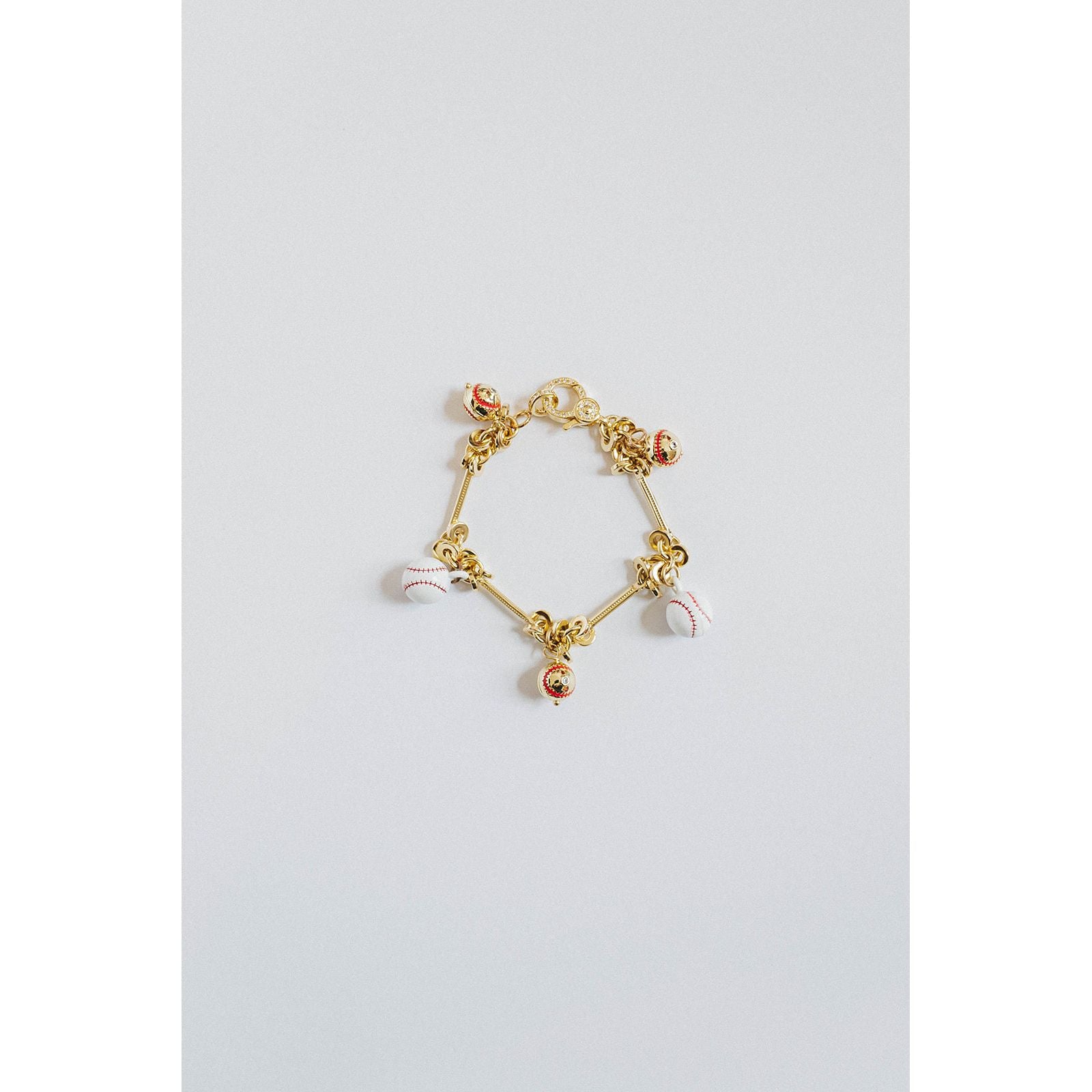 Baseball Charm Bracelet