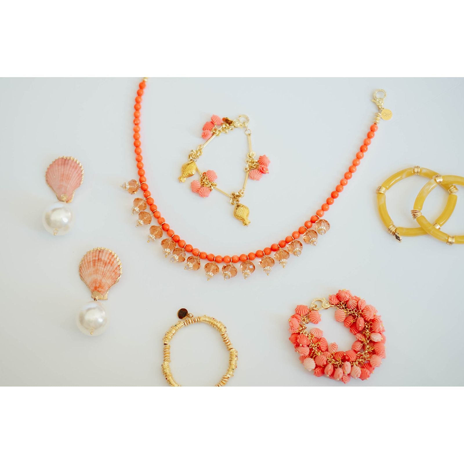 Shell Fish Charm Bracelet