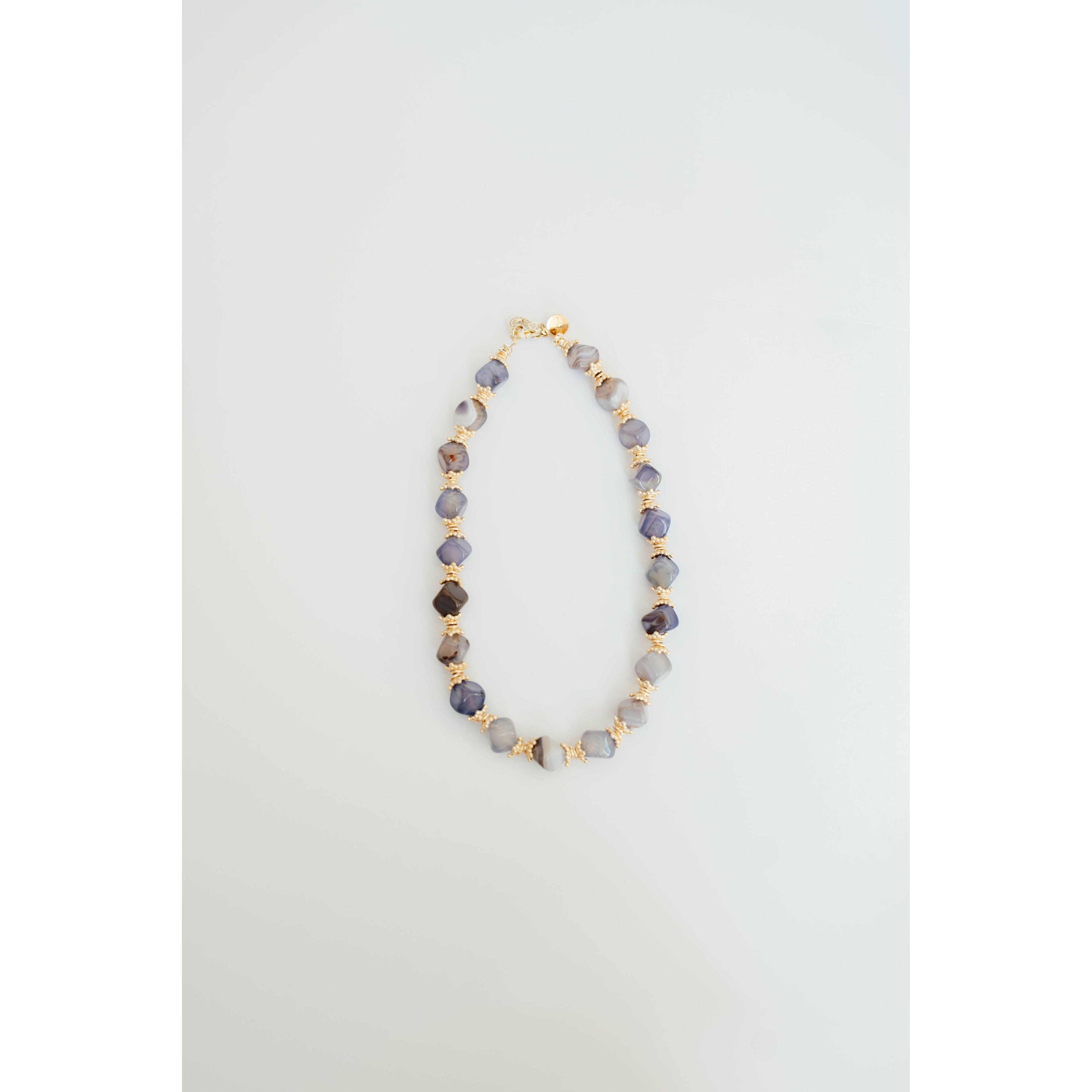 Blue Crown Necklace