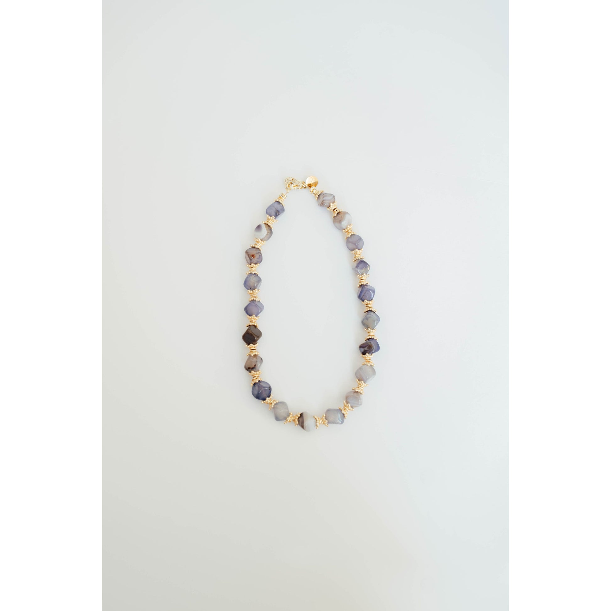 Blue Crown Necklace