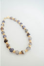 Blue Crown Necklace