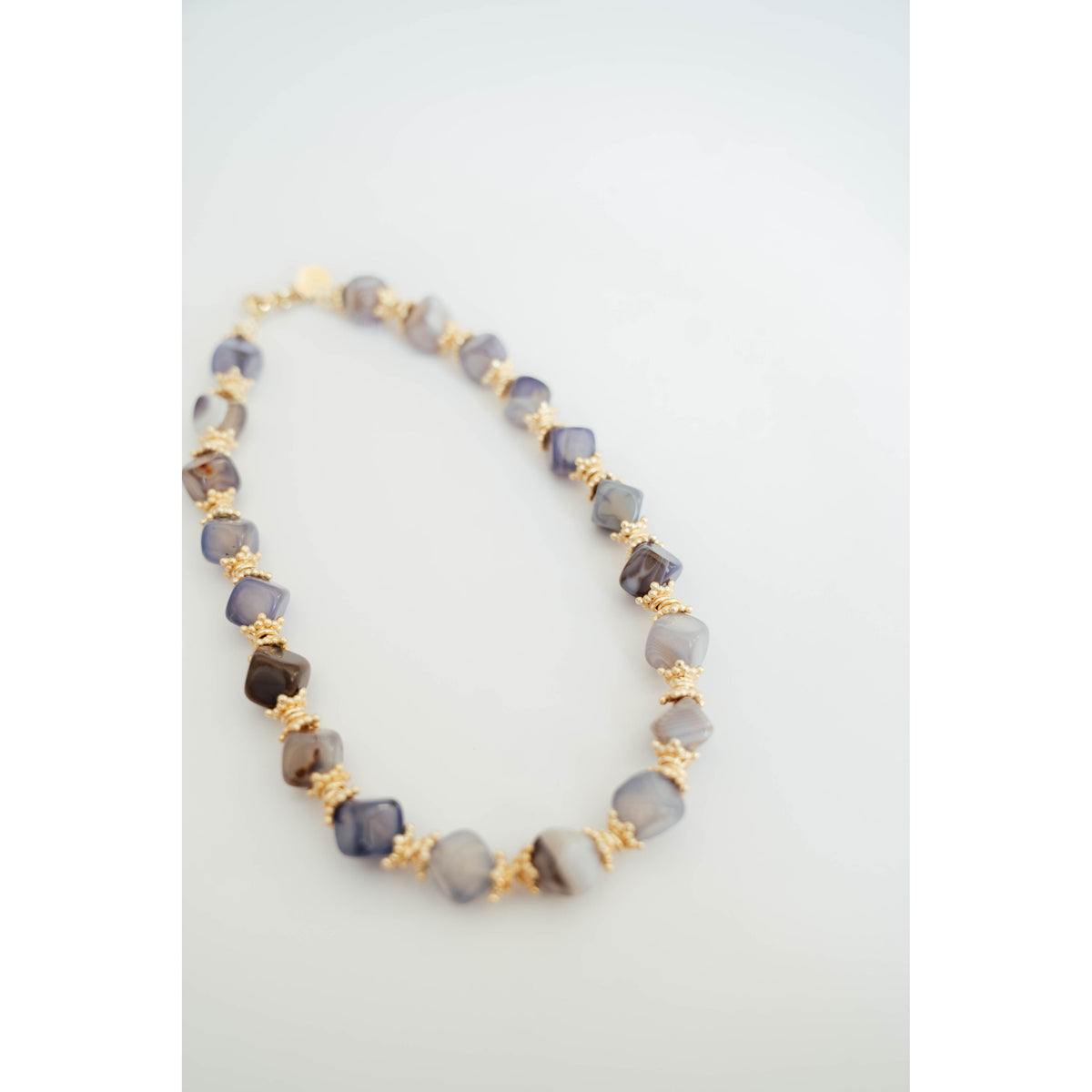 Blue Crown Necklace