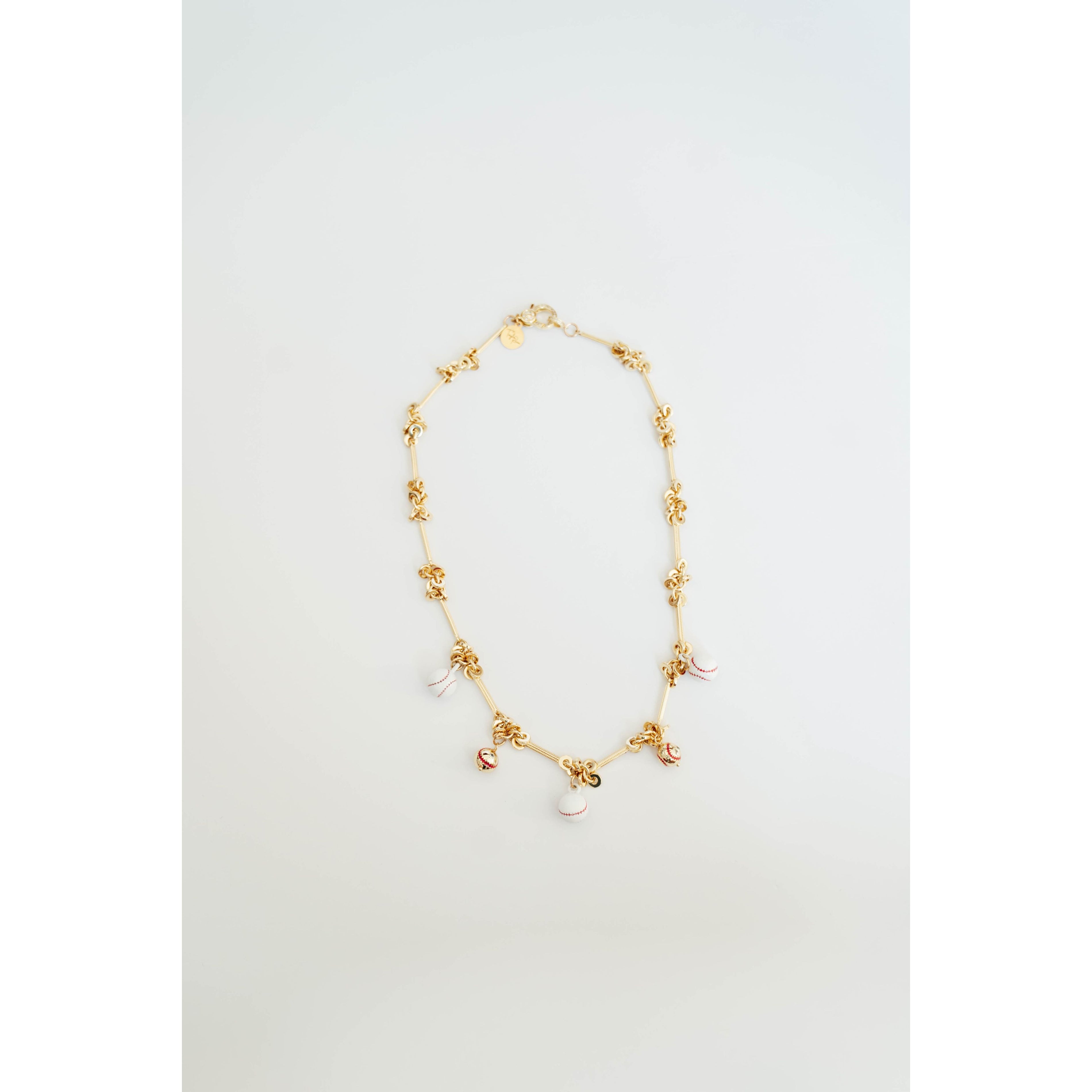 Baseball Charm Necklace