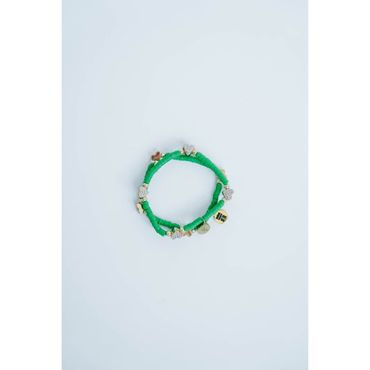 Taylor Reese x The Heartest Yard Green Anniversary Heart Bracelet