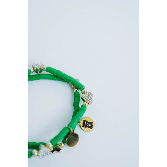 Taylor Reese x The Heartest Yard Green Anniversary Heart Bracelet