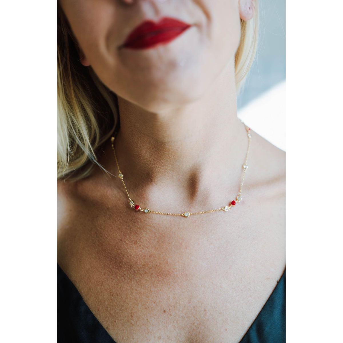 Taylor Reese x Heartest Yard Aniversary Dainty Heart Necklace
