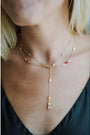 Taylor Reese x The Heartest Yard Dainty Zipper Necklace