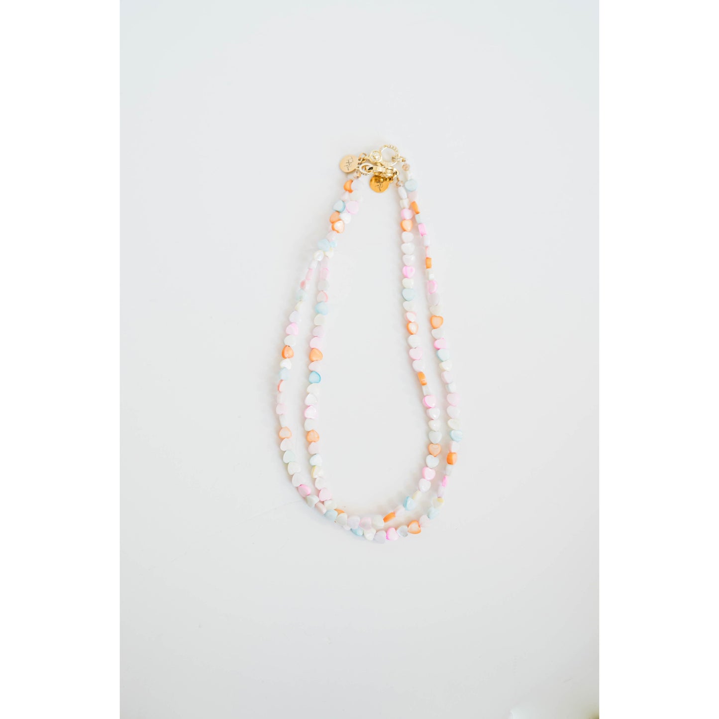 Taylor Reese x The Heartest Yard Pastel Shell Heart Necklace