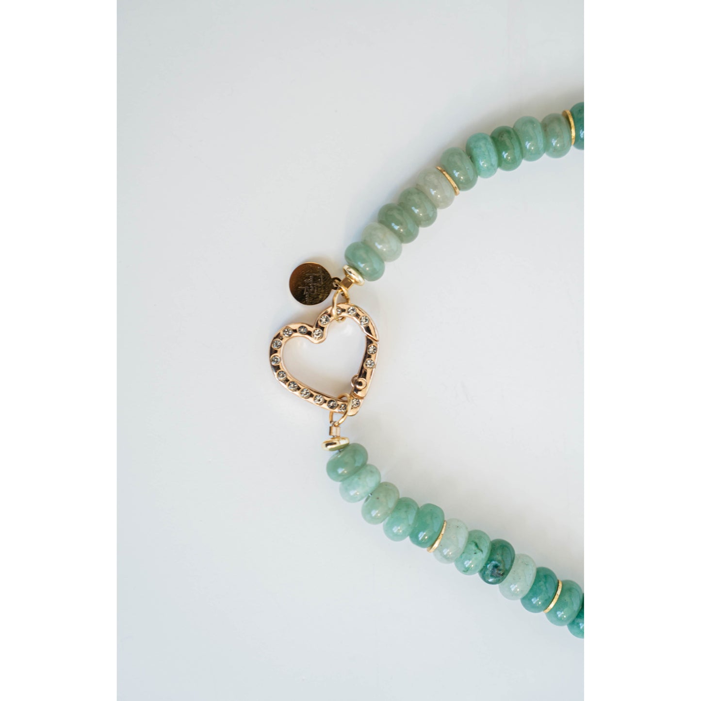Taylor Reese x The Heartest Yard Green Jade Necklace