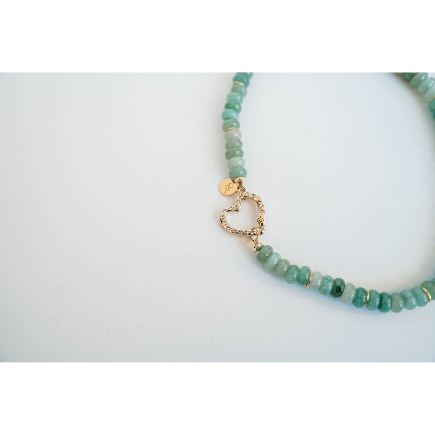 Taylor Reese x The Heartest Yard Green Jade Necklace