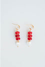 Taylor Reese x The Heartest Yard Jade + Shell Heart Earrings