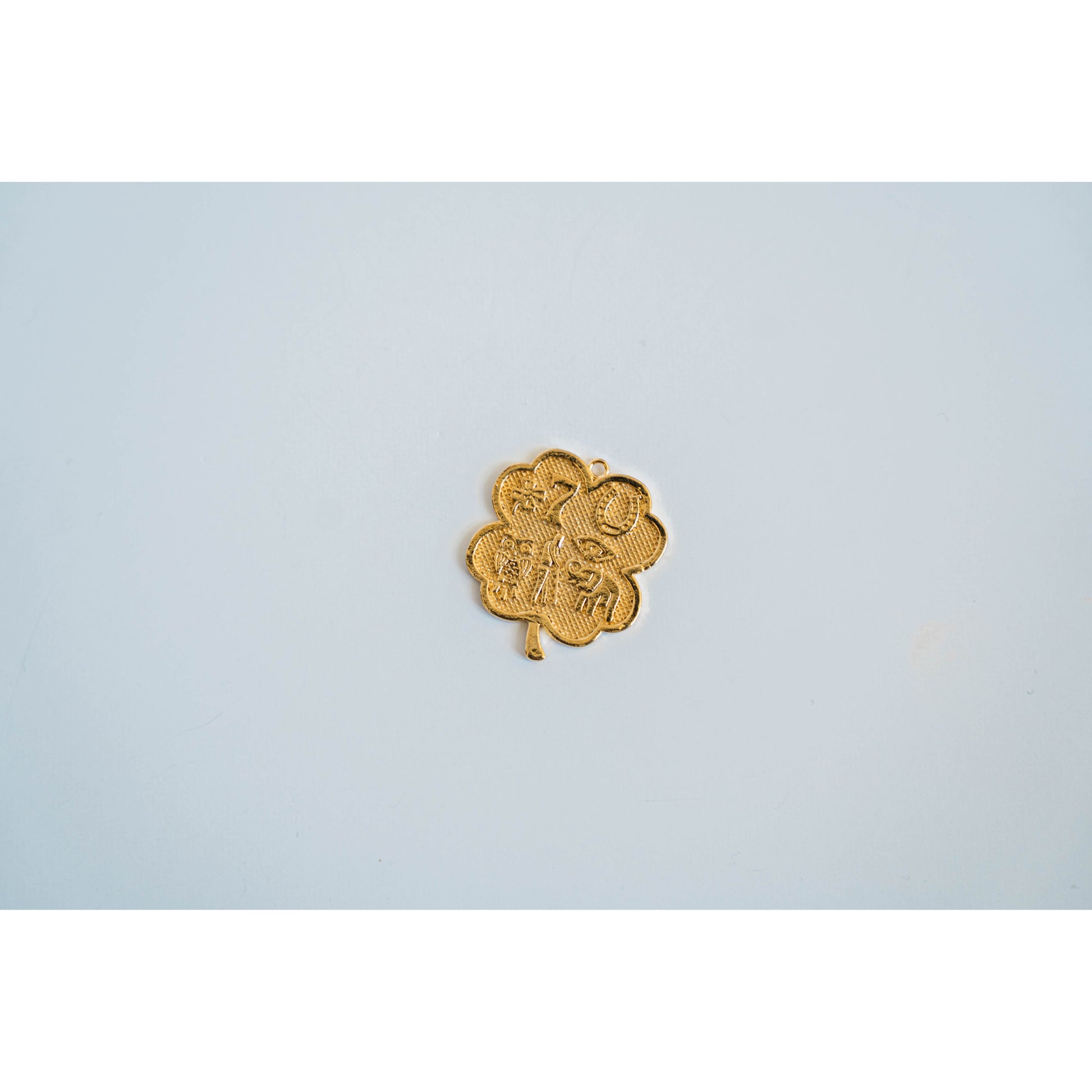 Lucky Symbol Golden Clover Charm