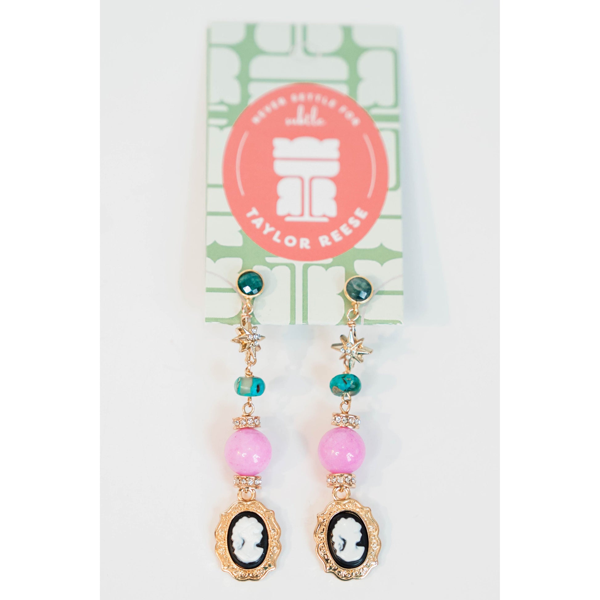 Cameo Drop Earrings