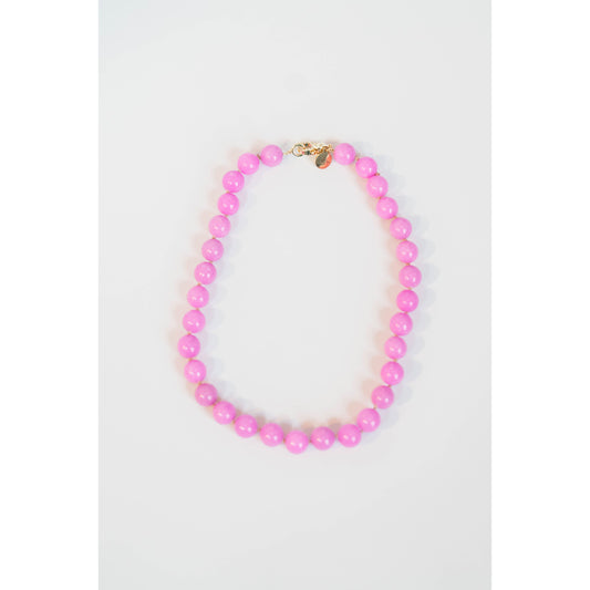 Pink Jawbreaker Necklace