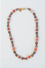Crystal + Red Jasper Necklace