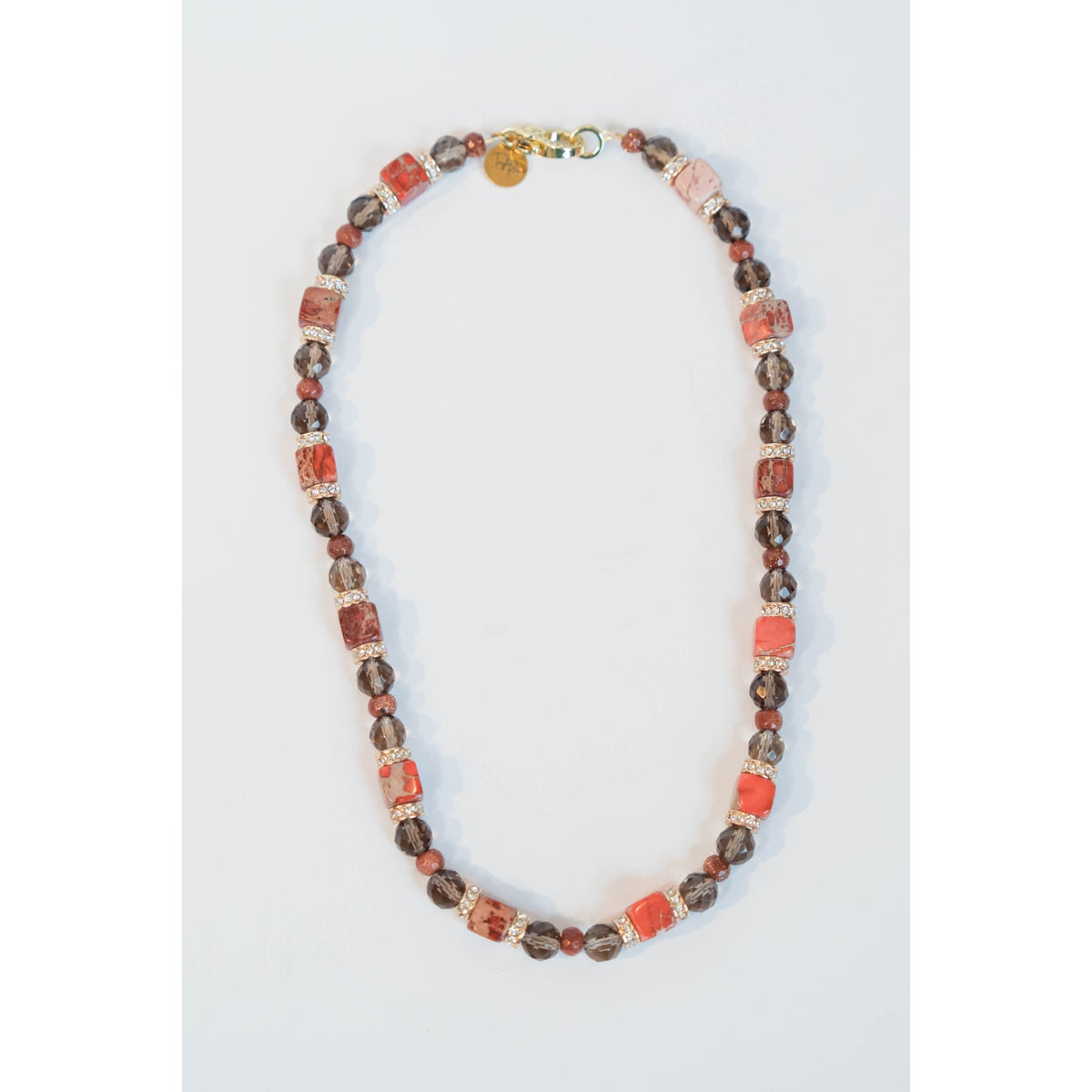 Crystal + Jasper Necklace