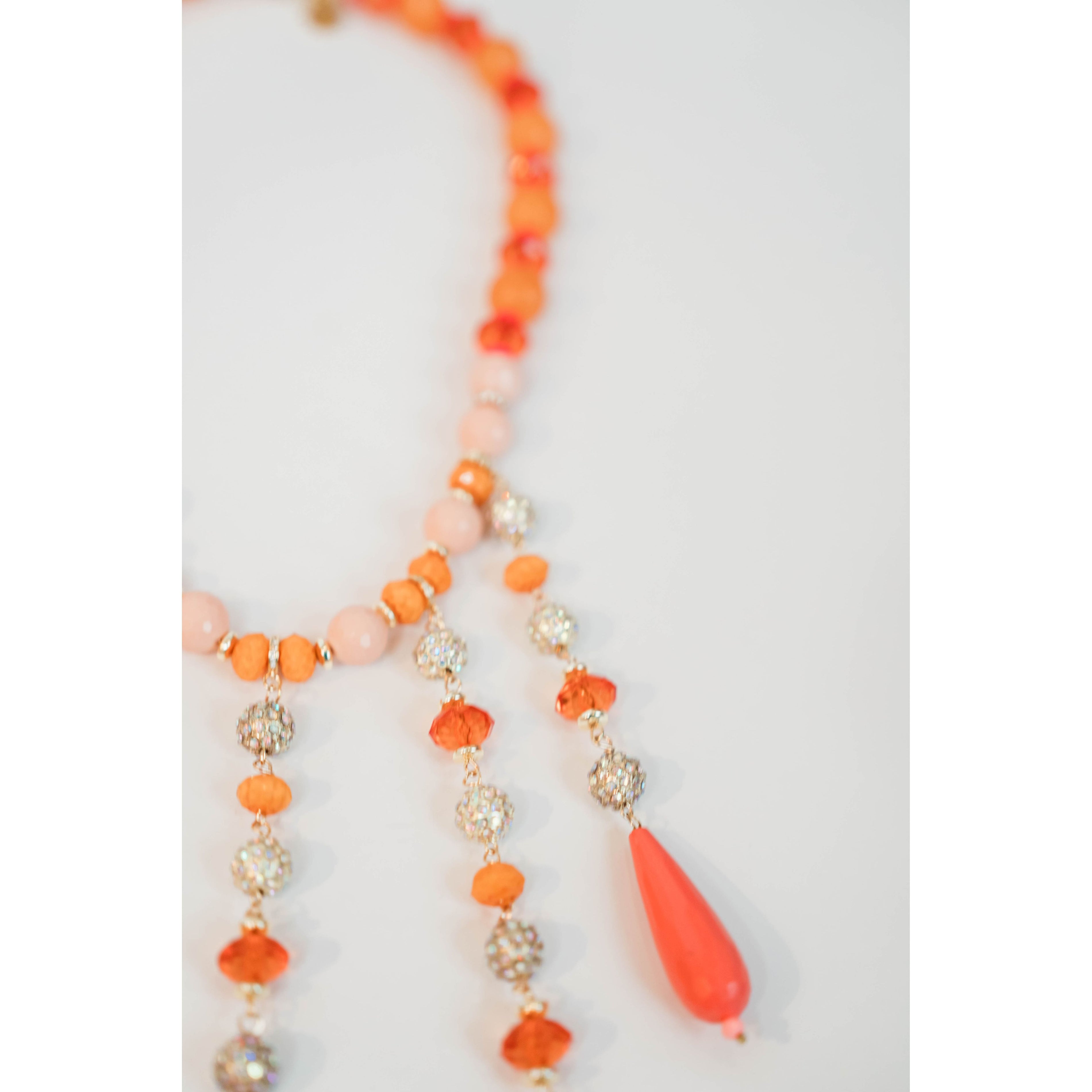 After The Heat Gemstone + Crystal Necklace