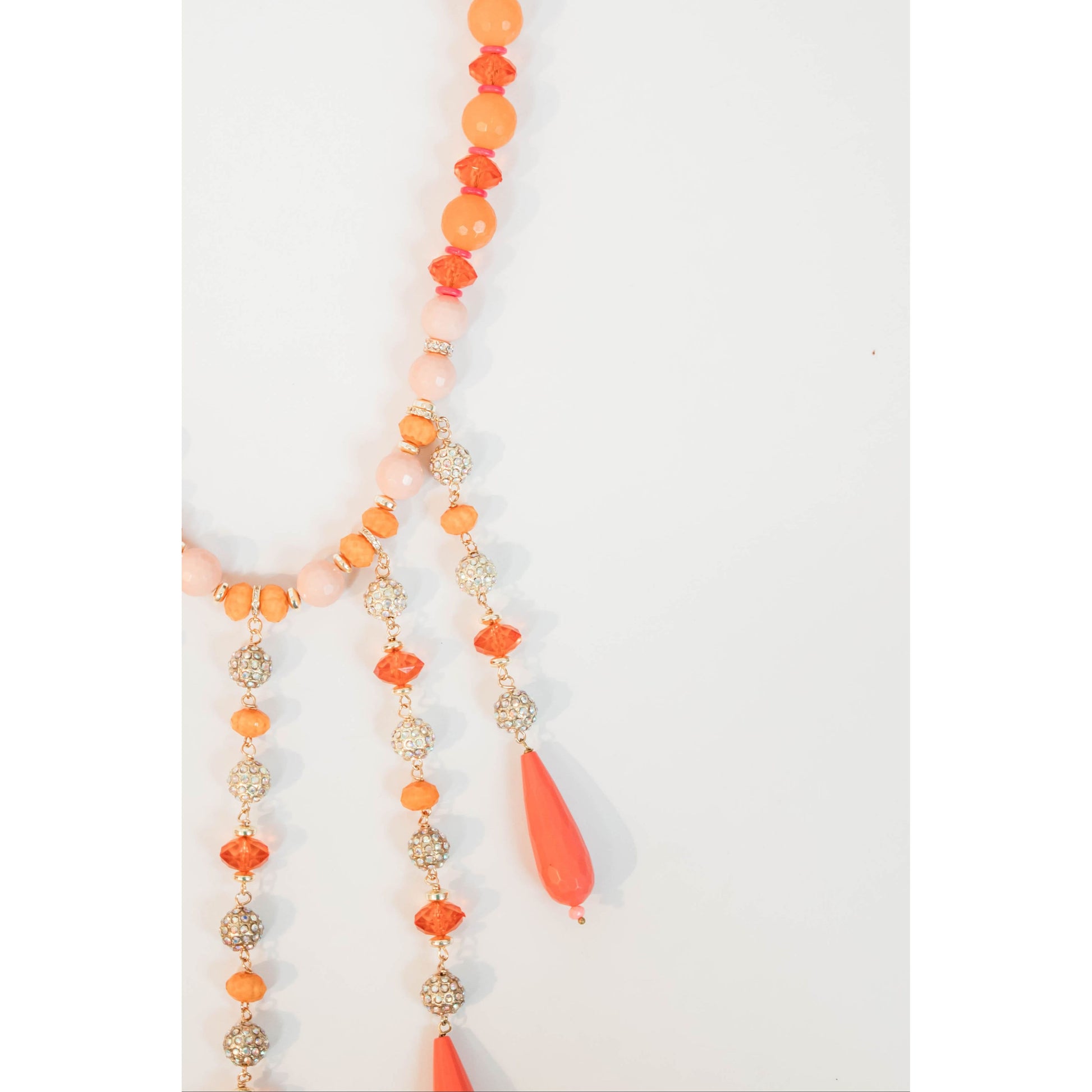 After The Heat Gemstone + Crystal Necklace