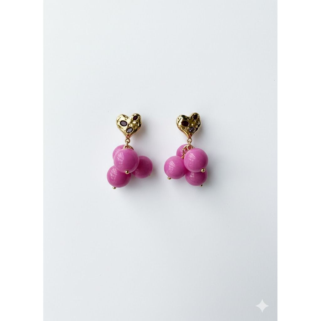 Fluid Heart Earrings