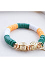 Baylor Pave Polymer Clay Bracelet