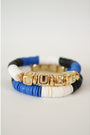 Duke University (DUKE) Pave Polymer Clay Bracelet