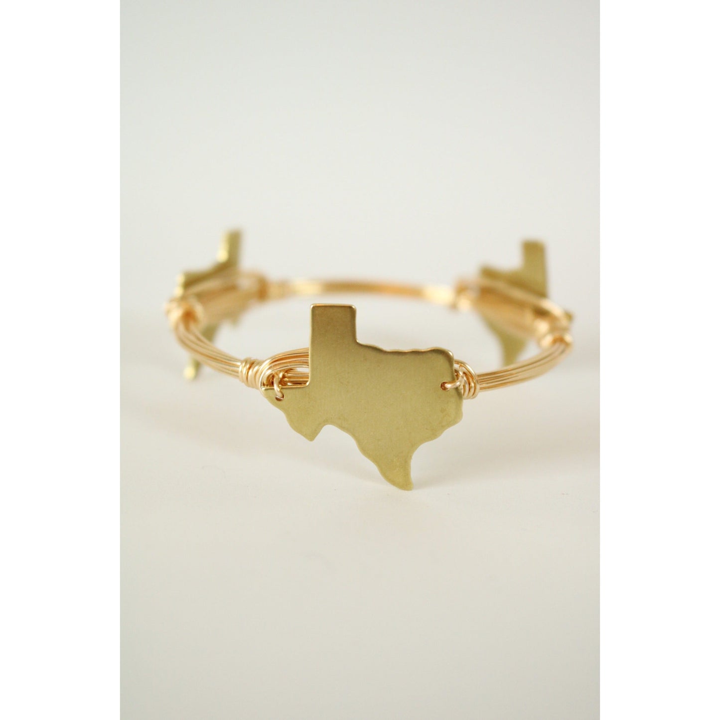 State of Texas Wire Wrapped Bangle