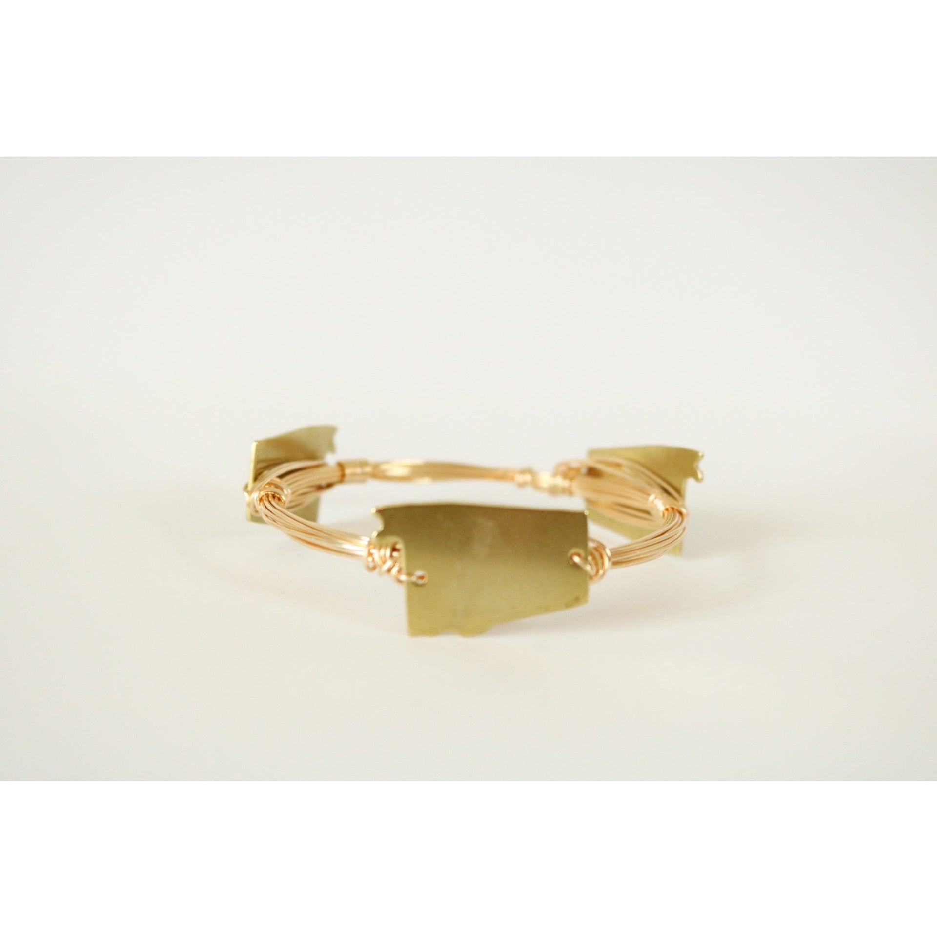 State Alabama Wire Wrapped Bangle