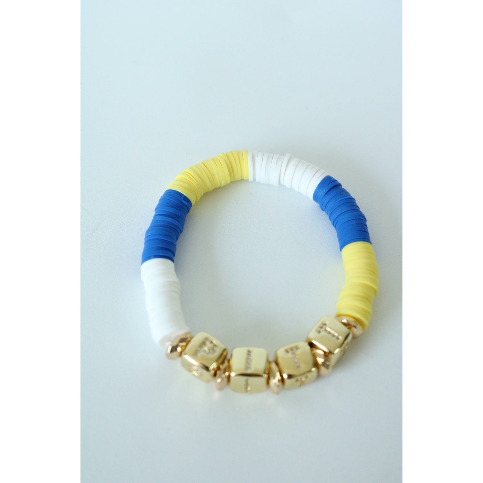 Pittsburgh (PITT) Pave Polymer Bracelet
