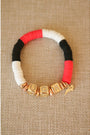 Georgia (UGA) Pave Polymer Clay Bracelet