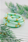 Fresh Mint Bamboo Stretch Bracelet