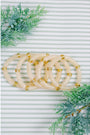 Creme Brulee Bamboo Stretch Bracelet