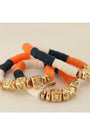 Virginia (UVA) Pave Polymer Clay Bracelet
