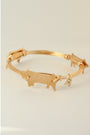 Pig Wire Wrapped Bangle