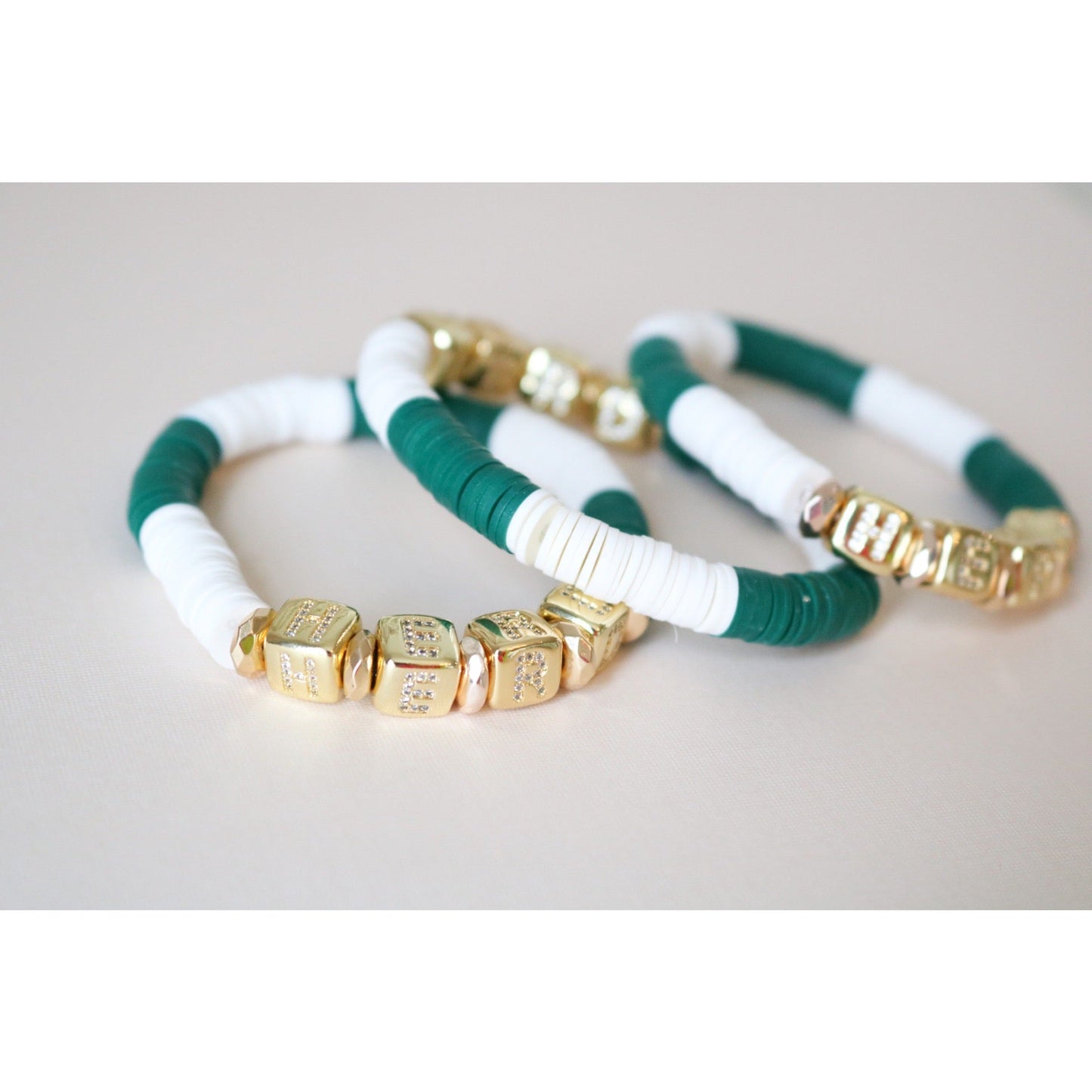 Marshall Thundering Herd (HERD) Pave Polymer Bracelet