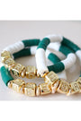 Marshall Thundering Herd (HERD) Pave Polymer Bracelet