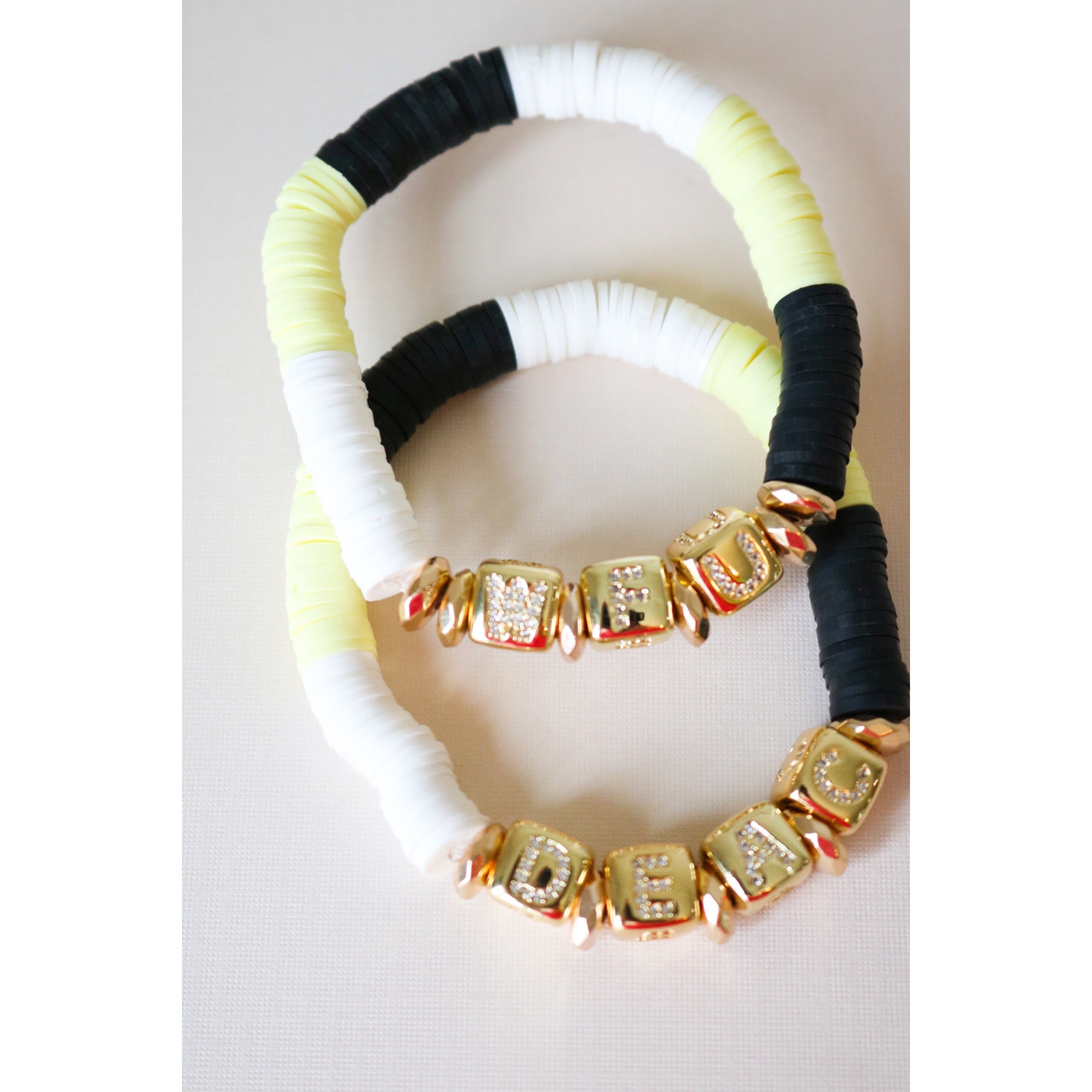 Wake Forest University Pave Polymer Bracelet