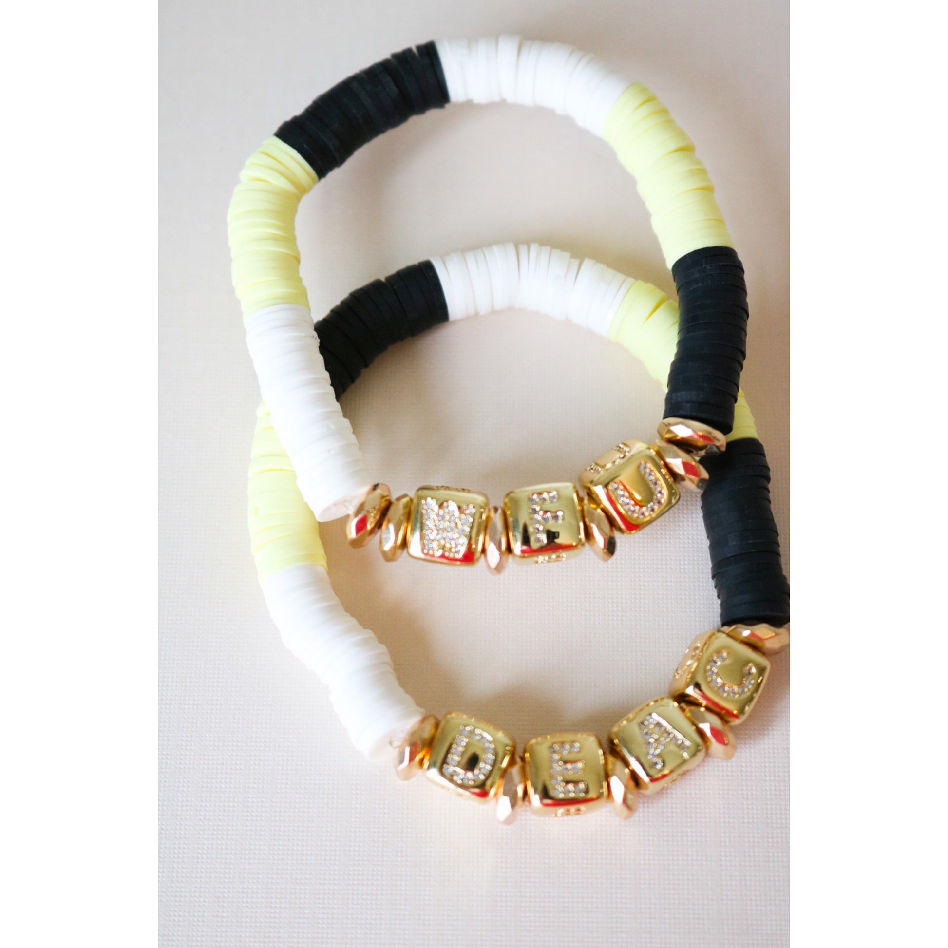 Wake Forest University Pave Polymer Bracelet