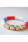 Ole Miss Pave Polymer Bracelet