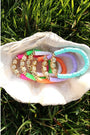 Charleston (CHS) Pave Polymer Stretch Bracelet