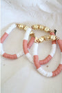 Texas (TEX) Pave Polymer Clay Stretch Bracelet